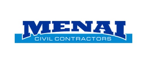 Logo of Menai civil Contractors.